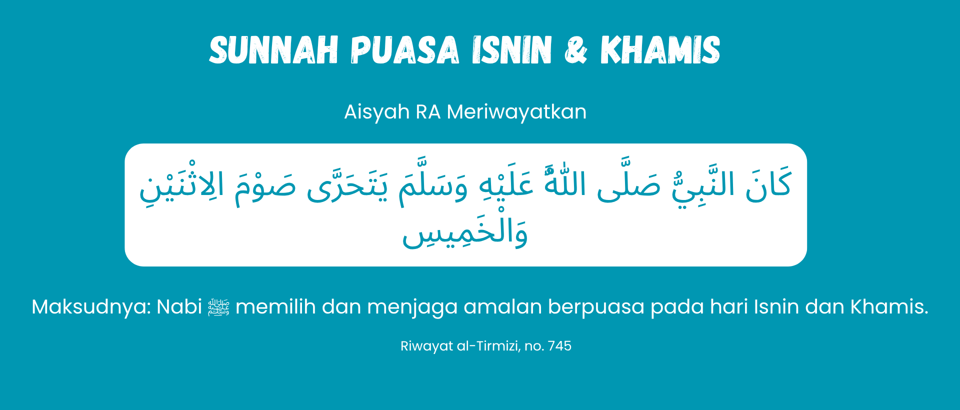 Contoh - Sunnah Puasa Isnin & Khamis